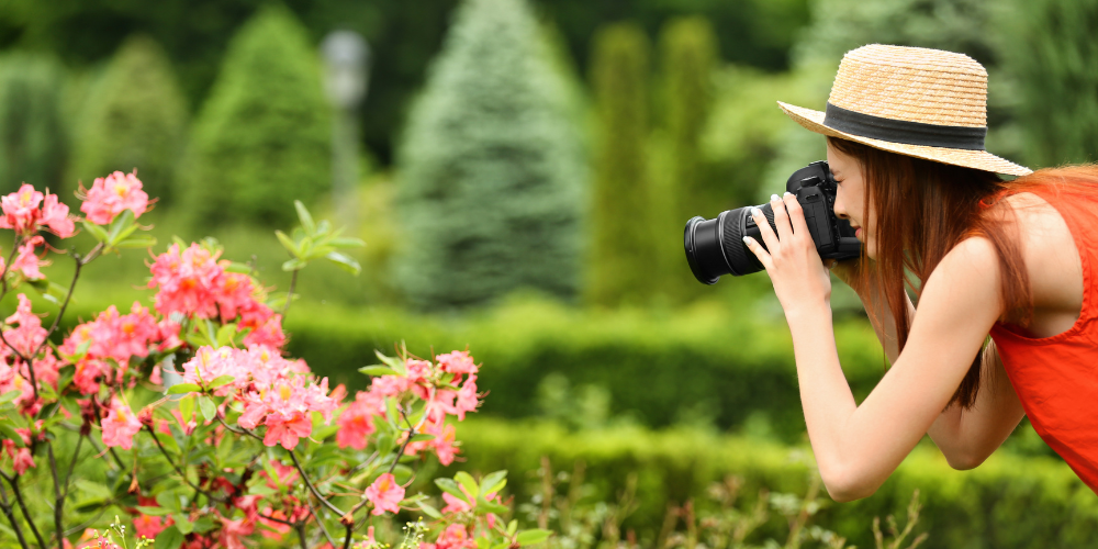 Dig Marketing-Sherwood Park, Alberta-Plant Nursery Advertising-woman in garden tour