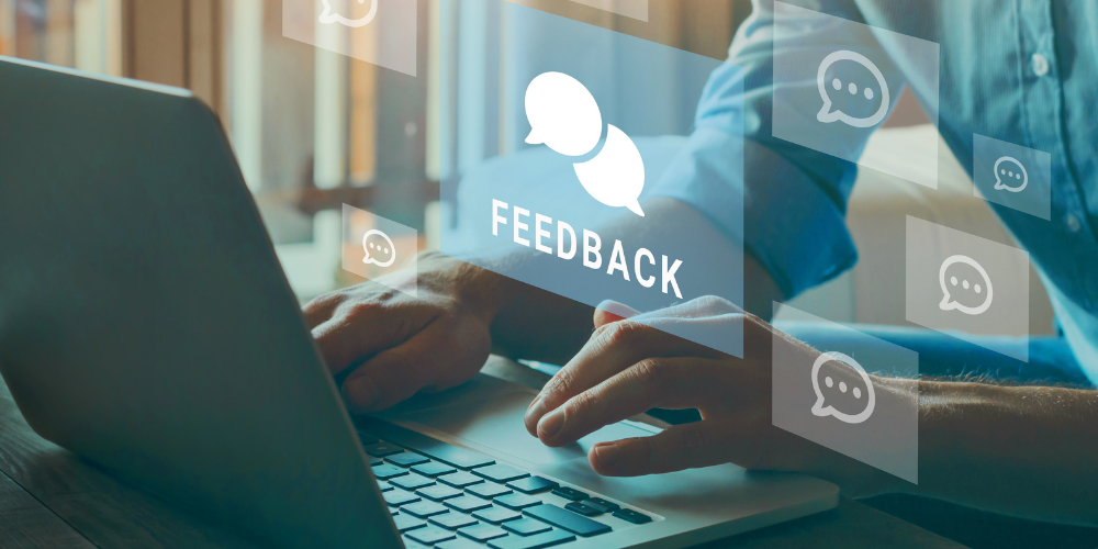 Dig Marketing-Sherwood Park-Alberta-brand identity-person at laptop checking online customer reviews
